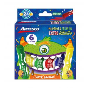 MARC. ARTESCO EXTRA JUMBO (MI PRIMER PLUMON) 6 COL.