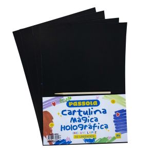 CARTUL. MAGICA PASSOLA HOLOGRAFICA A4 10 UND