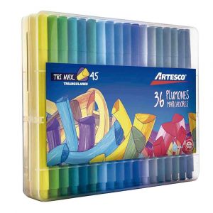 MARC ARTESCO TRIMAX A-45 X 36 COLORES CAJA PLASTICA