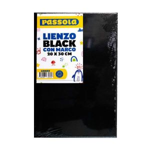 LIENZO PASSOLA BLACK C/MARCO 20X30 CM